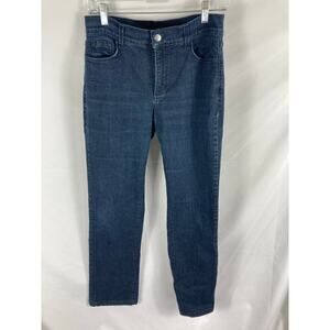 NYDJ Blue Straight Leg Jeans Classic Fit